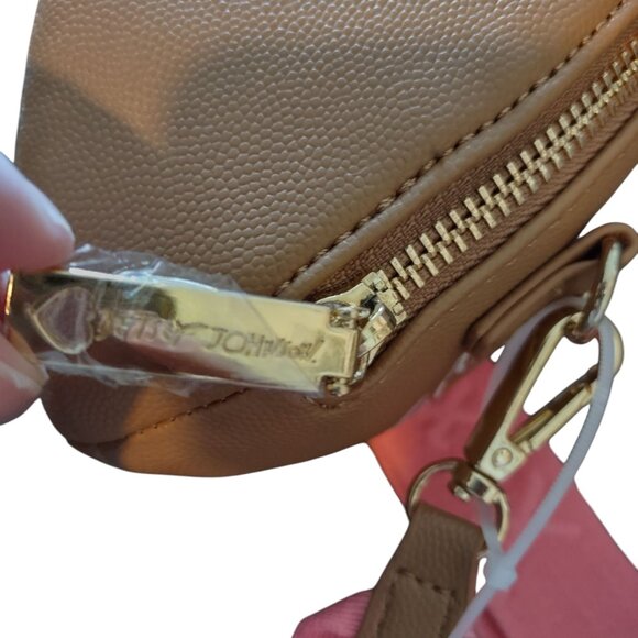 Betsey Johnson Game Day Crossbody Football Purse Helmet Charm NWT - Picture 8 of 13